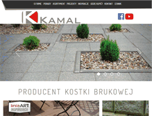 Tablet Screenshot of kamal.pl